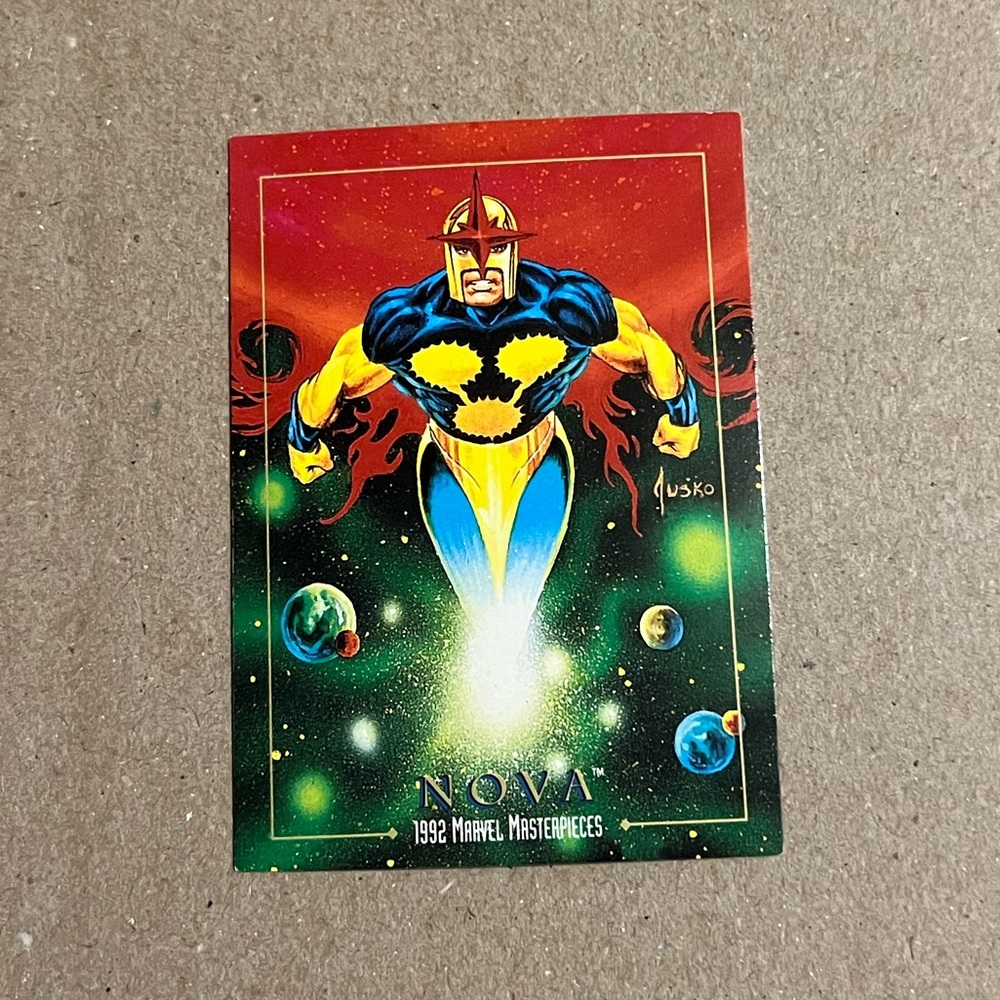 1992 SkyBox Marvel Masterpieces Nova #68 Trading Card